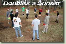 image: Course Pro, Steve Simpson gives a run-down on the rules to a group of golfers