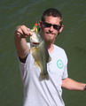 image: Nik McCue fools a nice largemouth bass on National Hunting and Fishing Day
