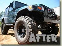 image: Joe Hines Jeep after surgery