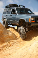 image: Jeep Cherokee Sport flexin' for the crowd