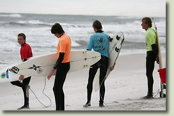 image: NSSA surfers gettin' ready for a heat